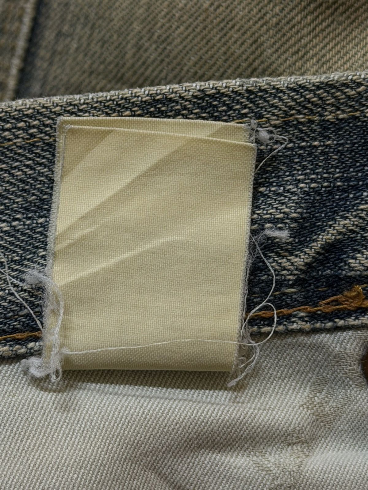 If Six Was Nine Vintage 90s Japanese Brand Mud Wash Distressed Straight Leg Size US 31 - 7 Thumbnail