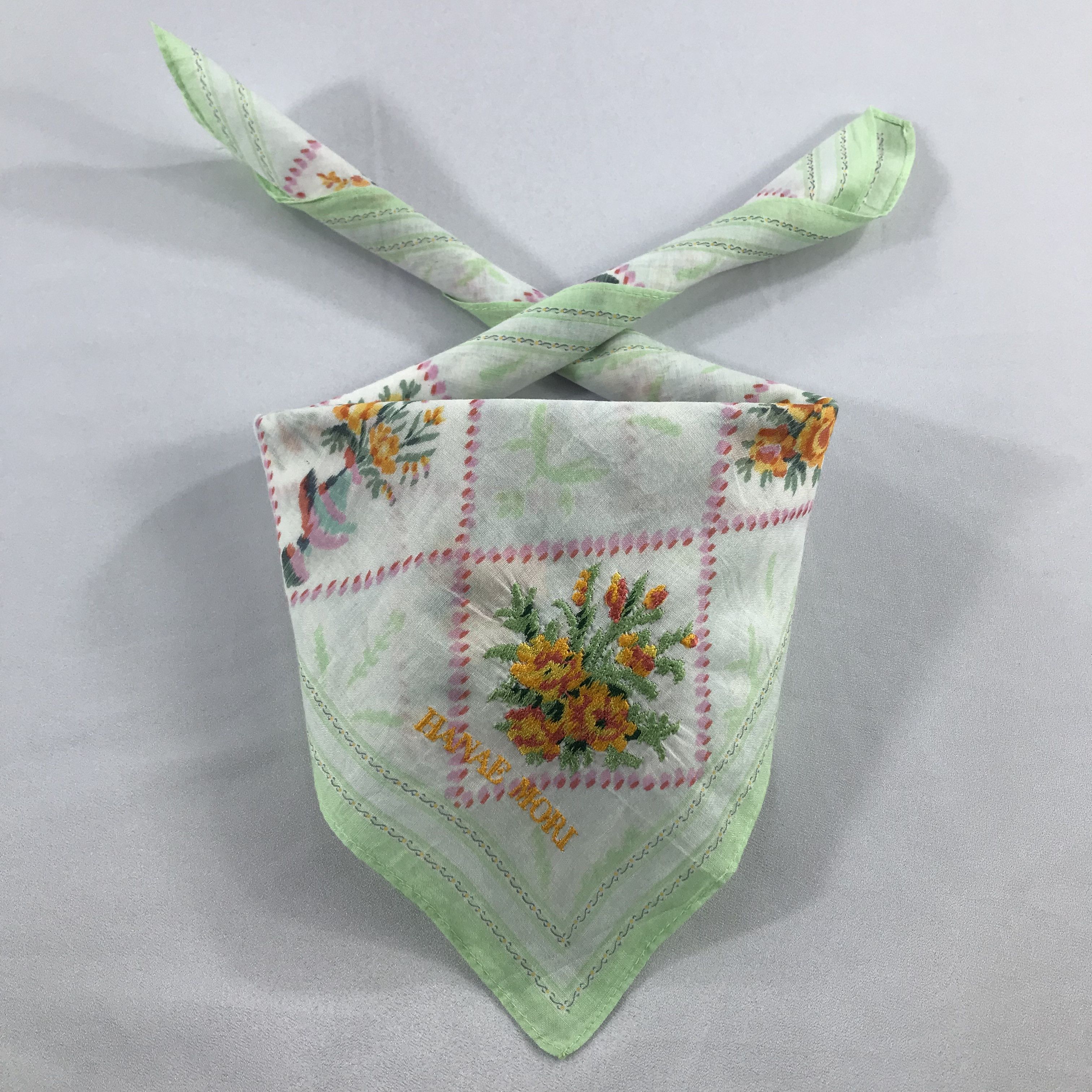 Hanae Mori × Vintage Hanae Mori Bandana / Handkerchief / Neckerchief - S2513 Size ONE SIZE - 3 Thumbnail