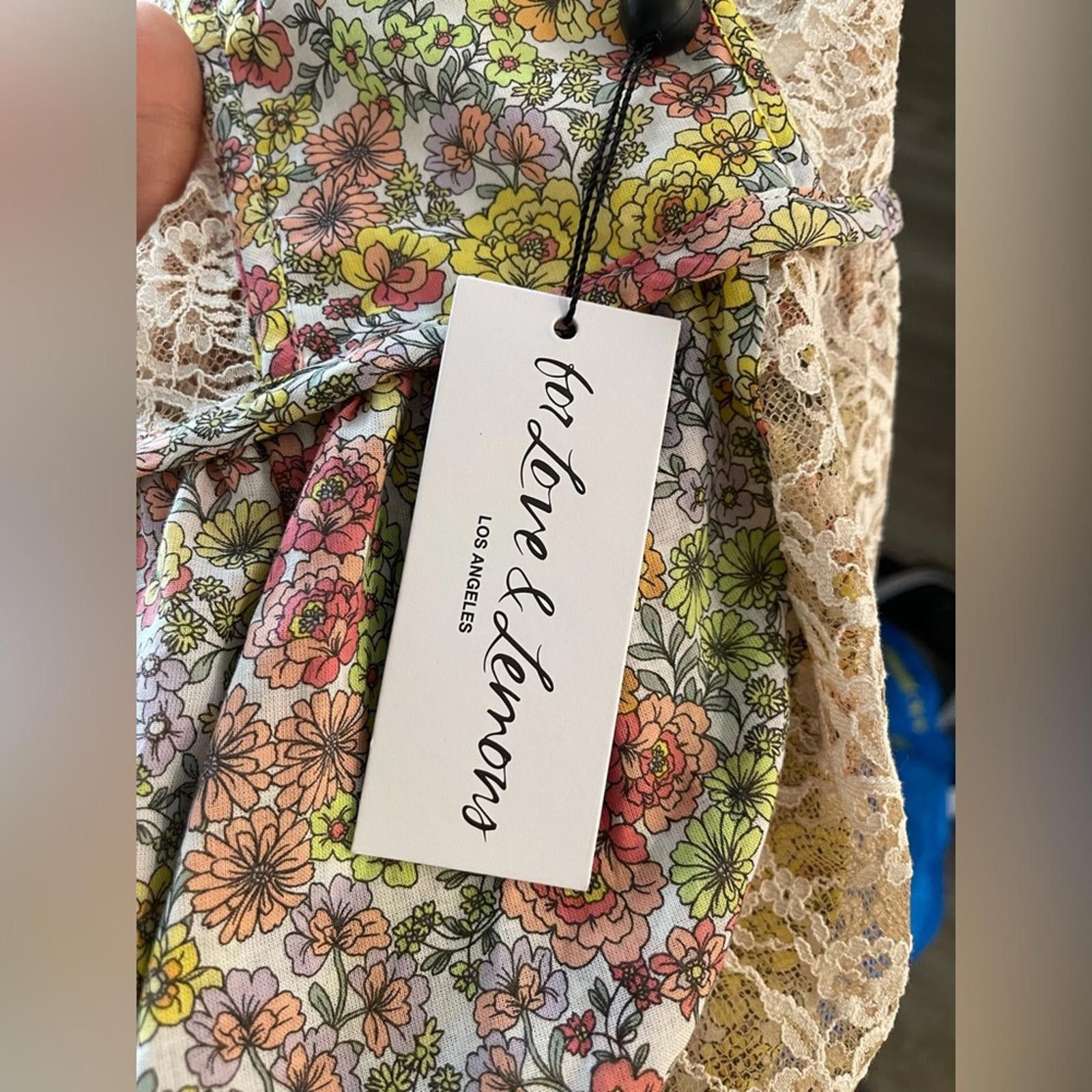 Other NWT Rare For Love and Lemons FL&L Esme Mini Dress Size Large Size L / US 10 / IT 46 - 7 Thumbnail