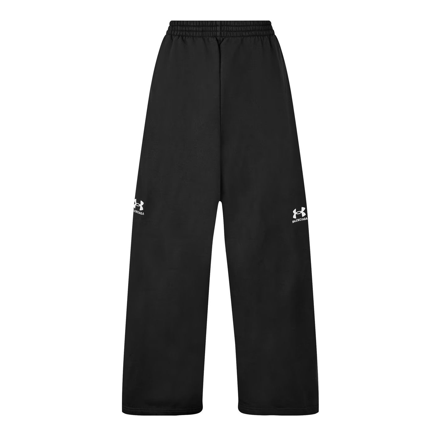 Balenciaga × Under Armour o1g2r1mq0226 Wide Leg Jogging Pants In Black Size US 34 / EU 50 - 1 Thumbnail