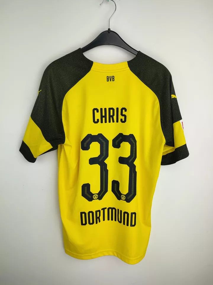 Puma Chris#33 Bundesliga 2018-19 Borussia Dortmund Kit Soccer Size US L / EU 52-54 / 3 - 14 Thumbnail