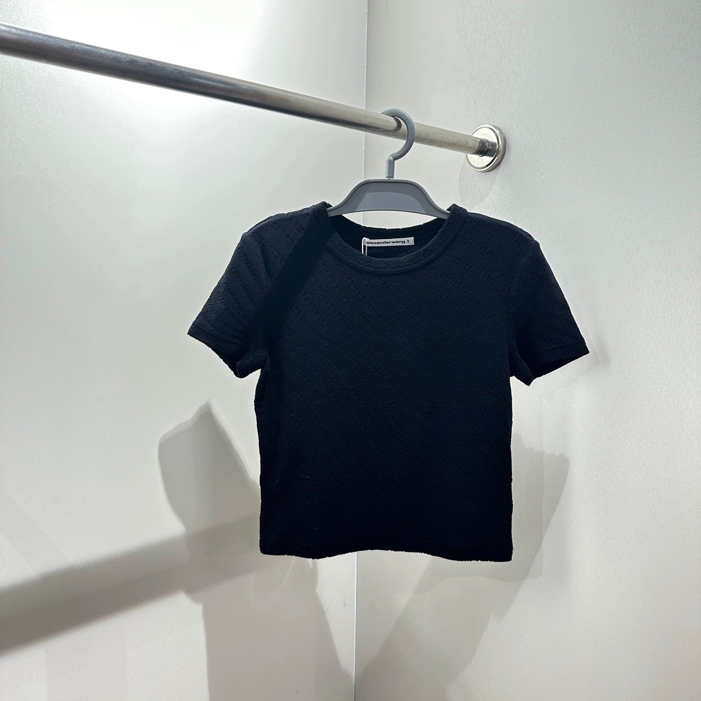 Alexander Wang Alexanderwang may400 allover letter print short t S Size S / US 4 / IT 40 - 1 Thumbnail
