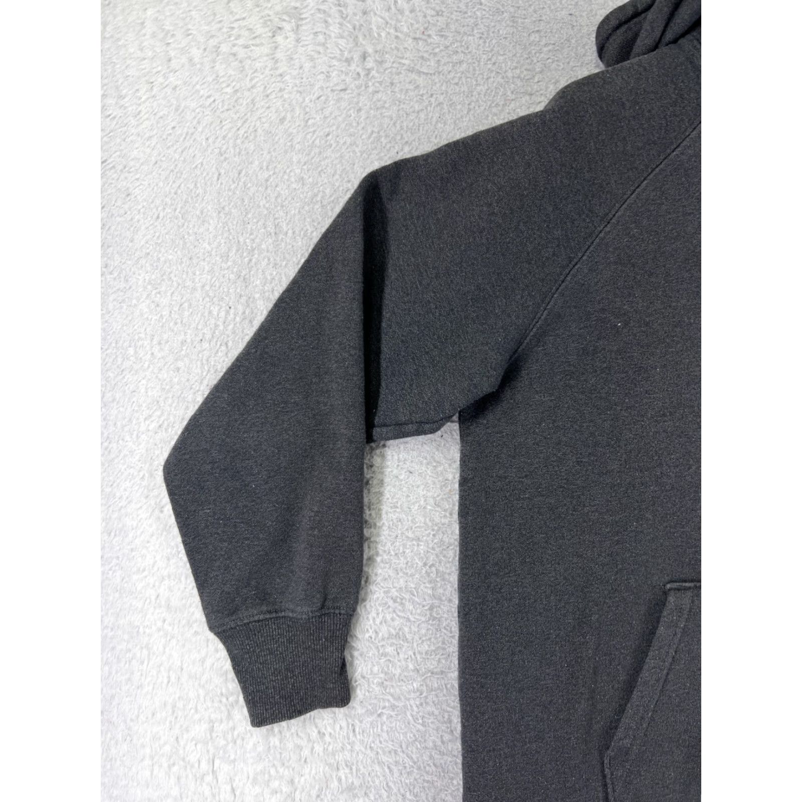 The North Face The North Face Hoodie Pullover Womens Large Gray Red Sewn Logo Pocket Sweater Size L / US 10 / IT 46 - 7 Thumbnail