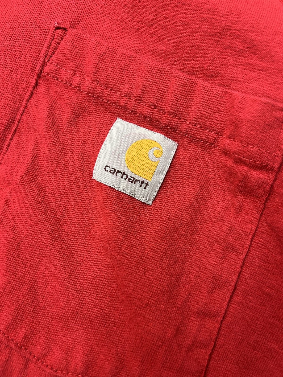 Carhartt Carhartt Pocket Tee Red 3XL Size US XXL / EU 58 / 5 - 2 Thumbnail