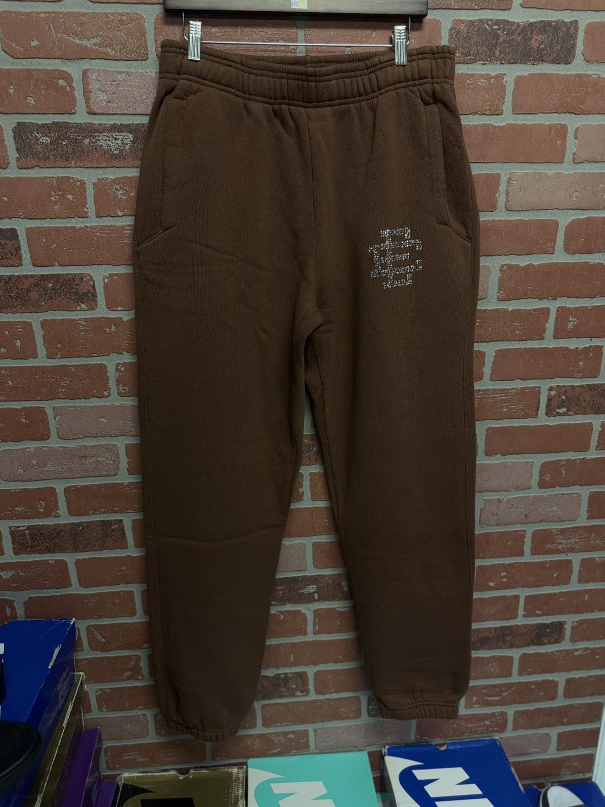 Eric Emanuel × Swarovski Eric Emanuel x Swarovski Sweatpants Size Large (NEW) RARE Size US 33 - 1 Thumbnail
