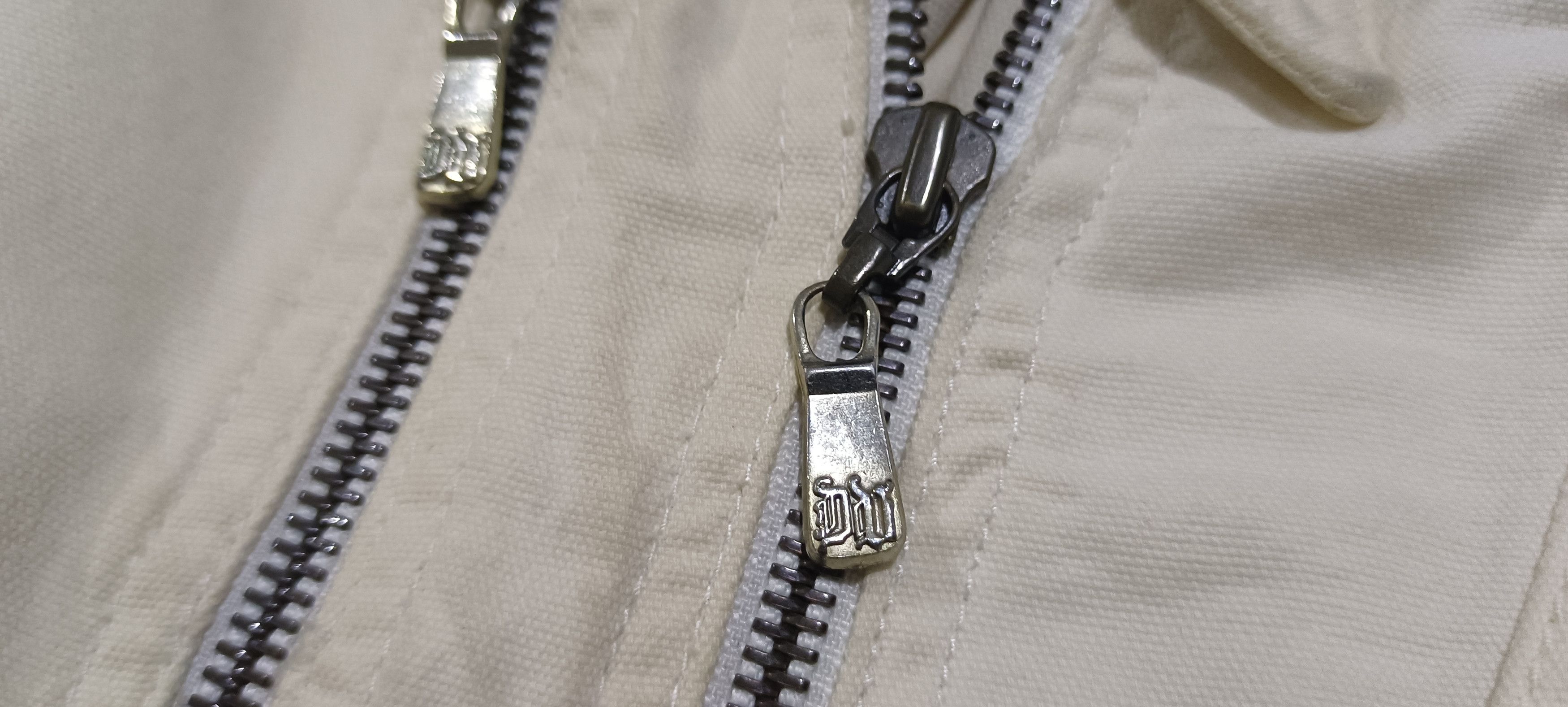 Versace × Vintage Versace Asymmetrical Zipper Bikers Jacket Size XS / US 0-2 / IT 36-38 - 11 Thumbnail