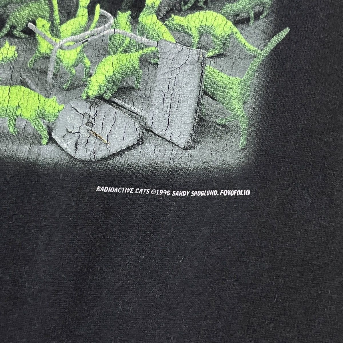 Fruit Of The Loom × Vintage Vintage Art Sandy Skoglund Fotofolio Cats T Shirt Size US XS / EU 42 / 0 - 4 Thumbnail