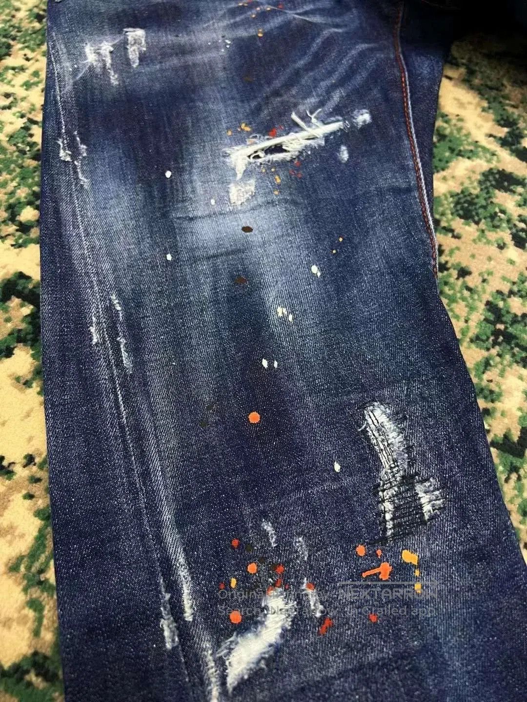 Dsquared2 sexy twist mid-rise skinny jeans. Size 41" - 4 Thumbnail