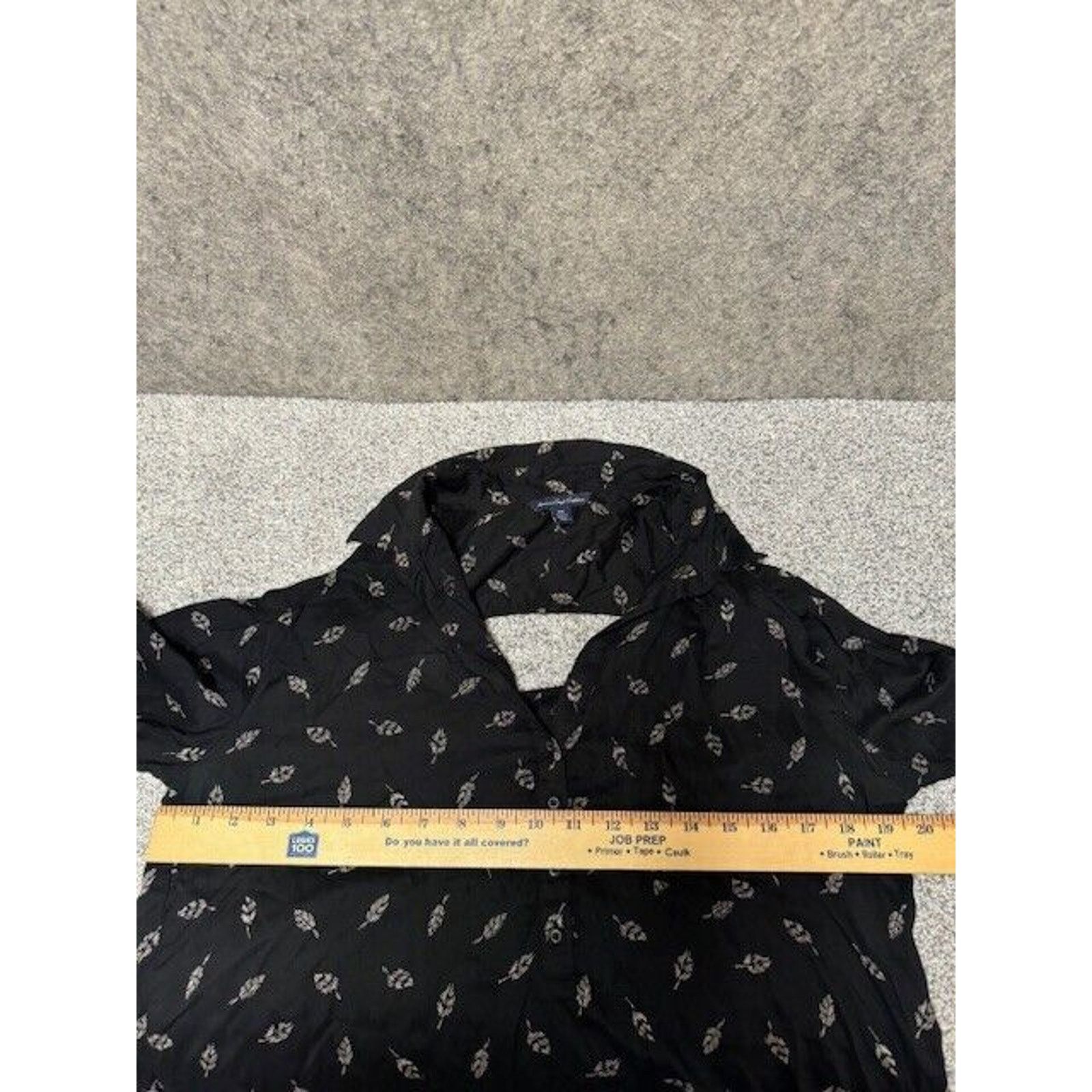 American Eagle Outfitters American Eagle Outfitters Top M Leaf Print Fairy Grunge Y2K Size M / US 6-8 / IT 42-44 - 4 Thumbnail