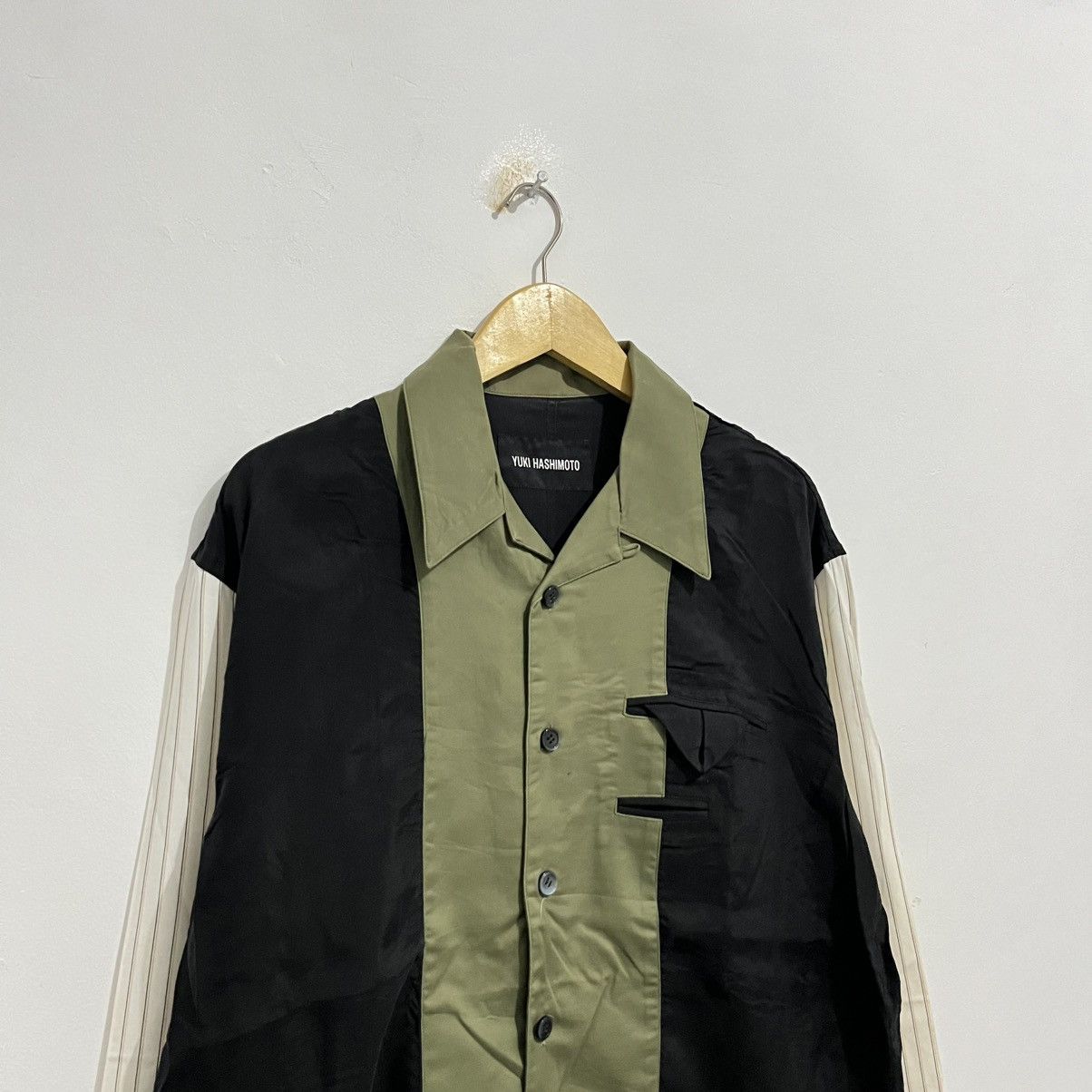 Japanese Brand Yuki Hashimoto Multi Panel Deconstructed Button-Up Shirt Size US L / EU 52-54 / 3 - 3 Thumbnail