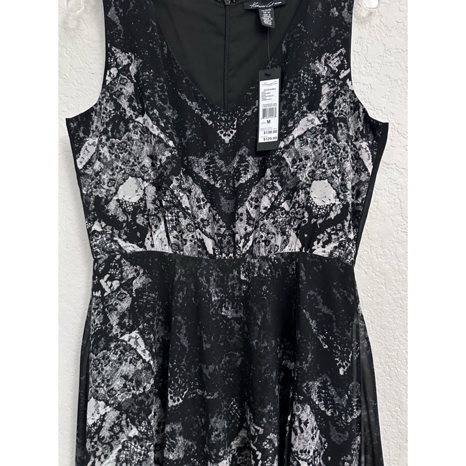 Kenneth Cole Kenneth Cole Evelin Hi Low Ruffle Dress Women M Black Size M / US 6-8 / IT 42-44 - 6 Thumbnail