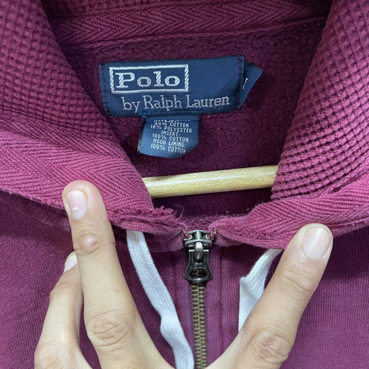 Polo Ralph Lauren Polo Ralph Lauren Full Zip Hoodie – MIT Sleeve Patch Size US M / EU 48-50 / 2 - 11 Thumbnail