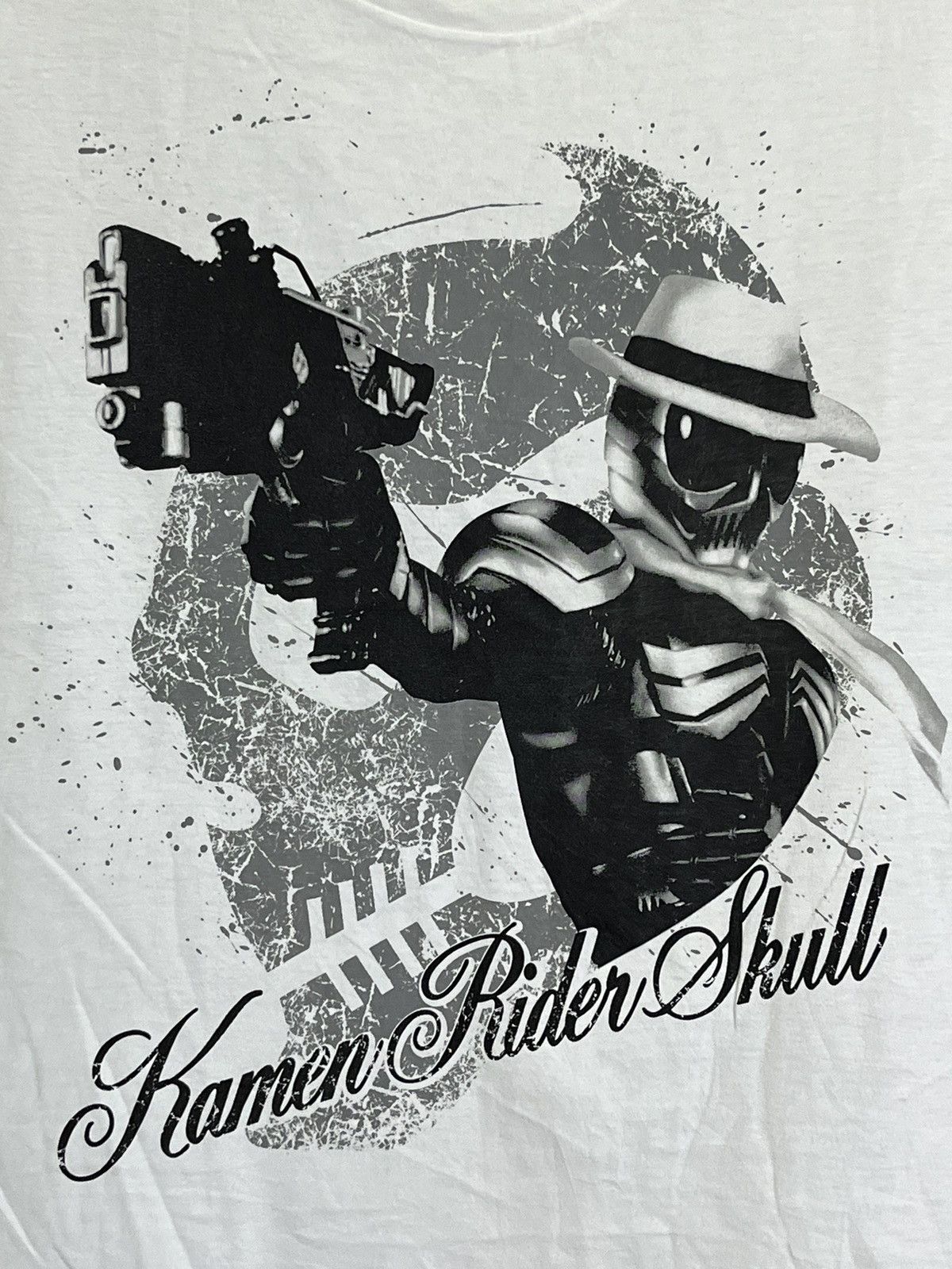 Anime VINTAGE Y2K KAMEN RIDER SKULL BANDAI 2009 TEE SHIRT Size US L / EU 52-54 / 3 - 3 Thumbnail