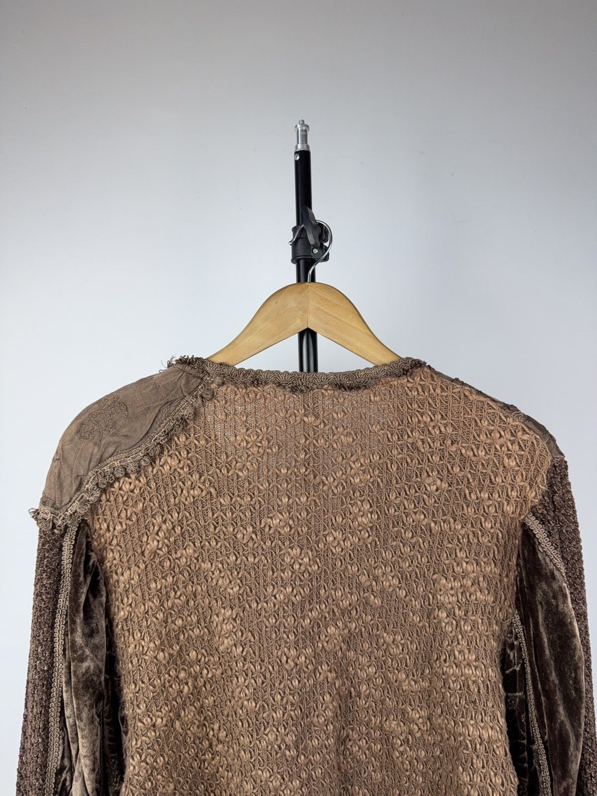 Japanese Brand Designer Avant Garde Retro Barroco Fluffy knitted sweater Size M / US 6-8 / IT 42-44 - 11 Thumbnail