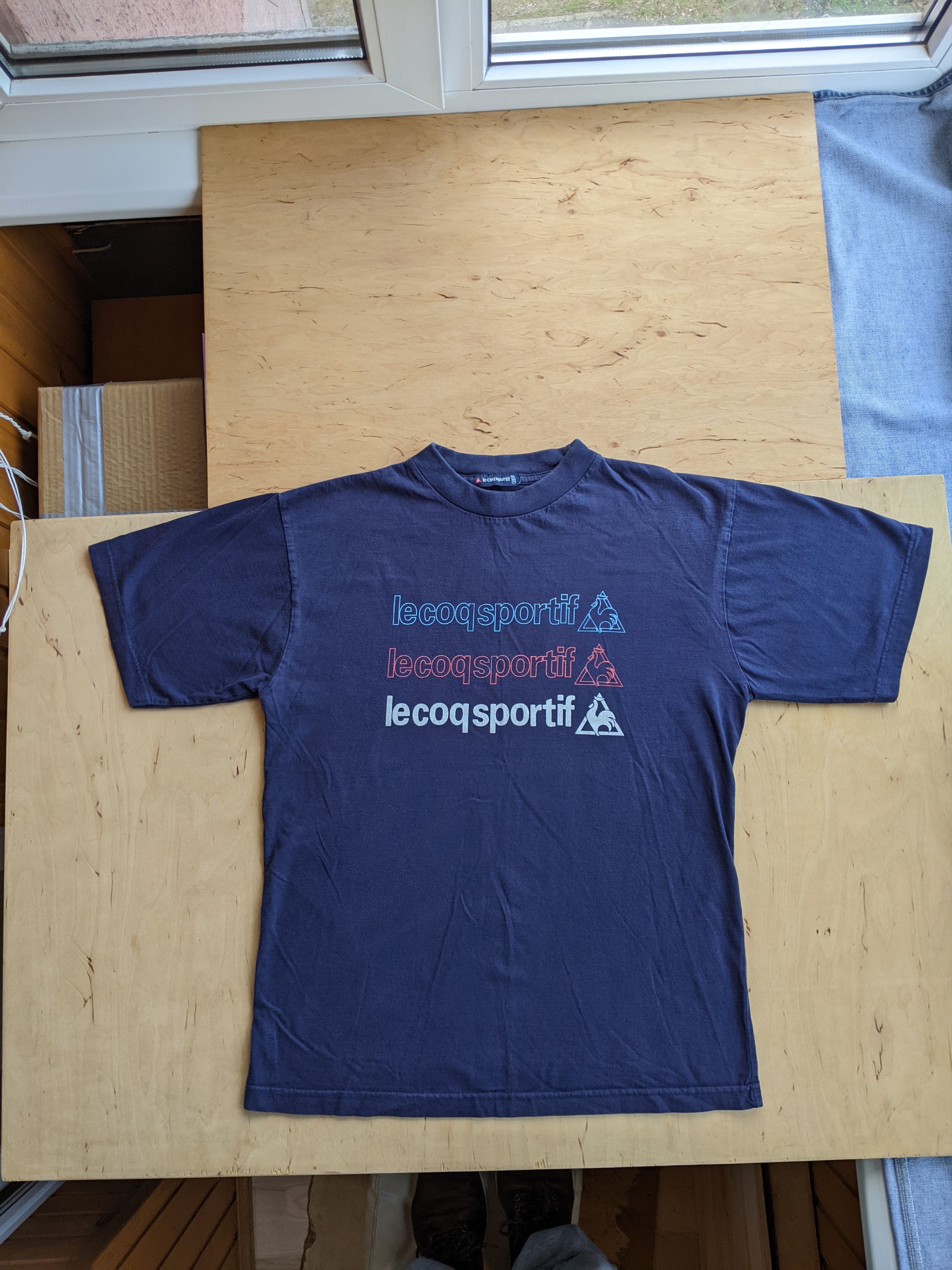 Le Coq Sportif × Vintage LeCoqSportif Vintage 90s / 00s Cotton Tshirt Size S Size US S / EU 44-46 / 1 - 1 Thumbnail
