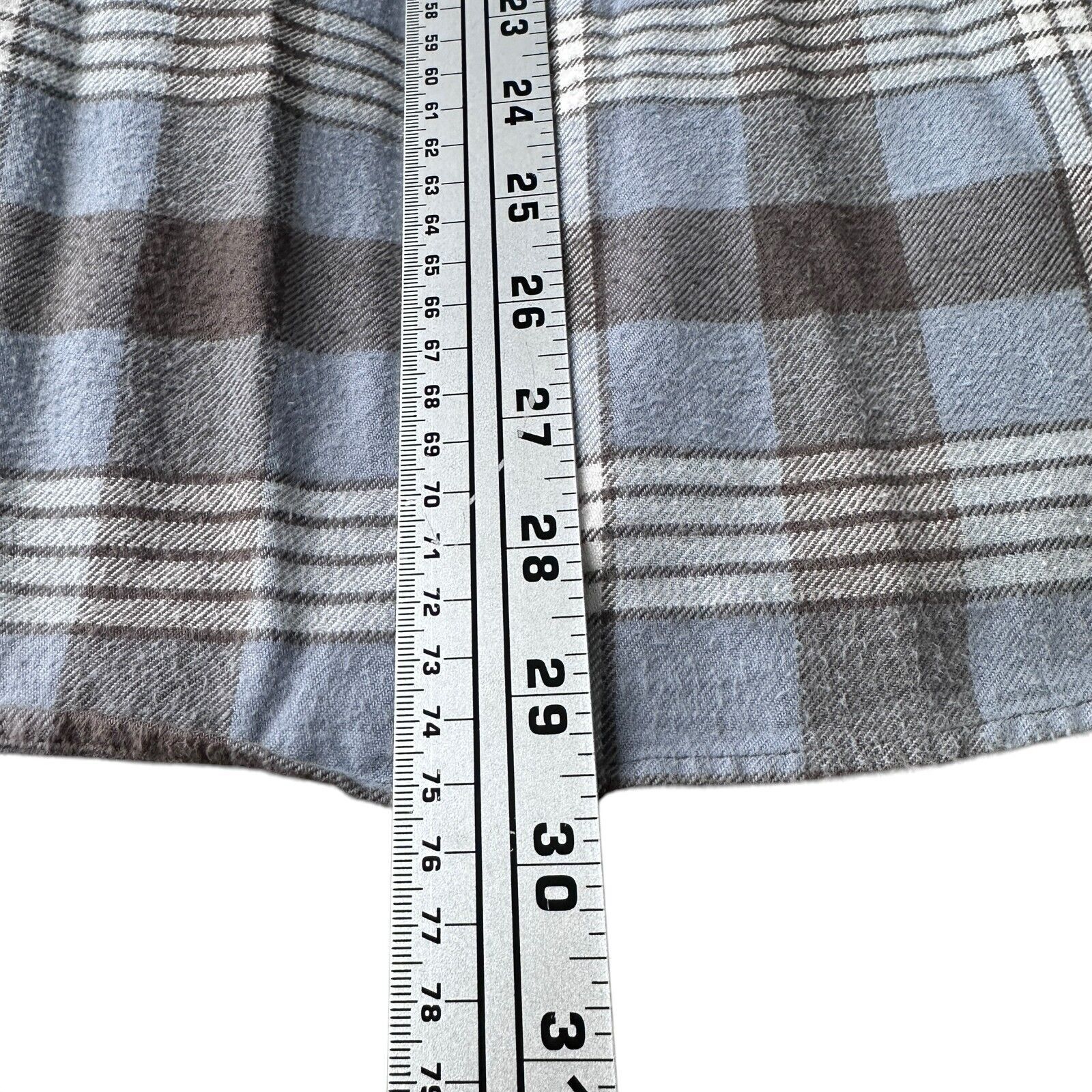 J.Crew J.Crew Flannel Shirt Mens Medium Gray Blue Plaid Button Up Size US M / EU 48-50 / 2 - 9 Thumbnail