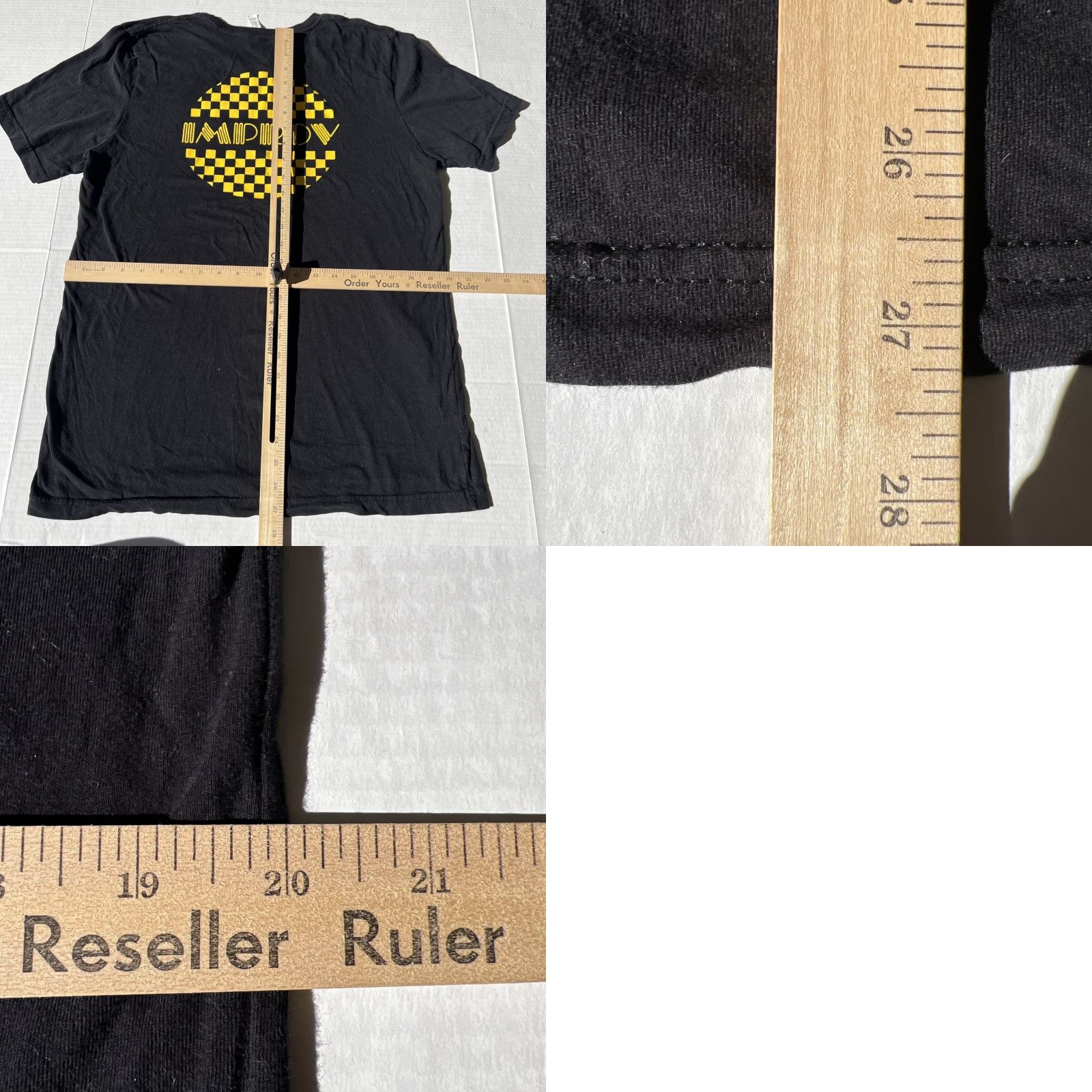 Vintage VINTAGE Canvas T-Shirt Unisex Adults Large Black 80s 90s Improv Comedy Club Hollywood Logo Double-Sided Graphic Print Short Sleeve Size US L / EU 52-54 / 3 - 8 Thumbnail