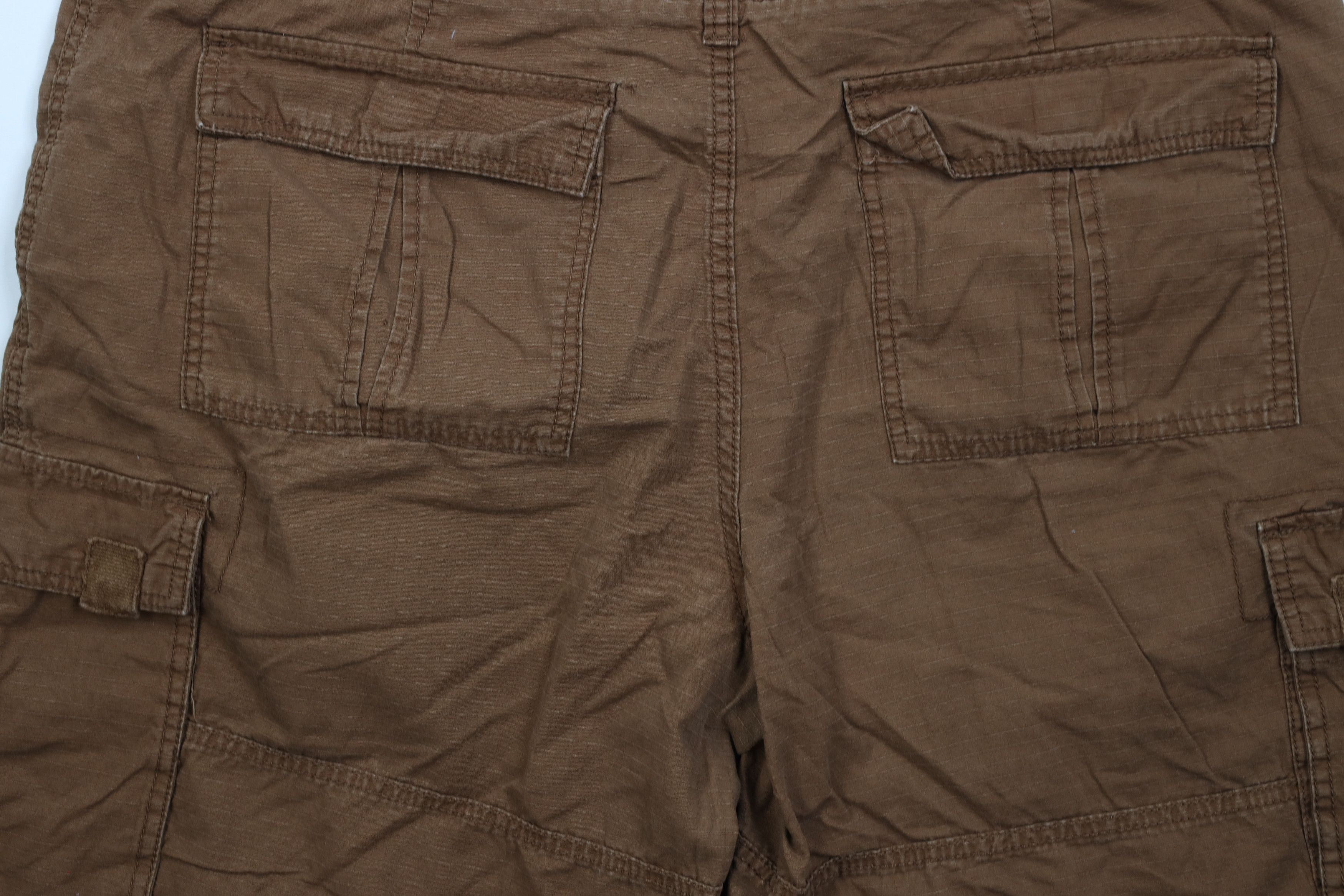 Ocean Pacific Vintage Ocean Pacific OP Surfing Ripstop Cargo Shorts Brown Size US 42 / EU 58 - 10 Thumbnail