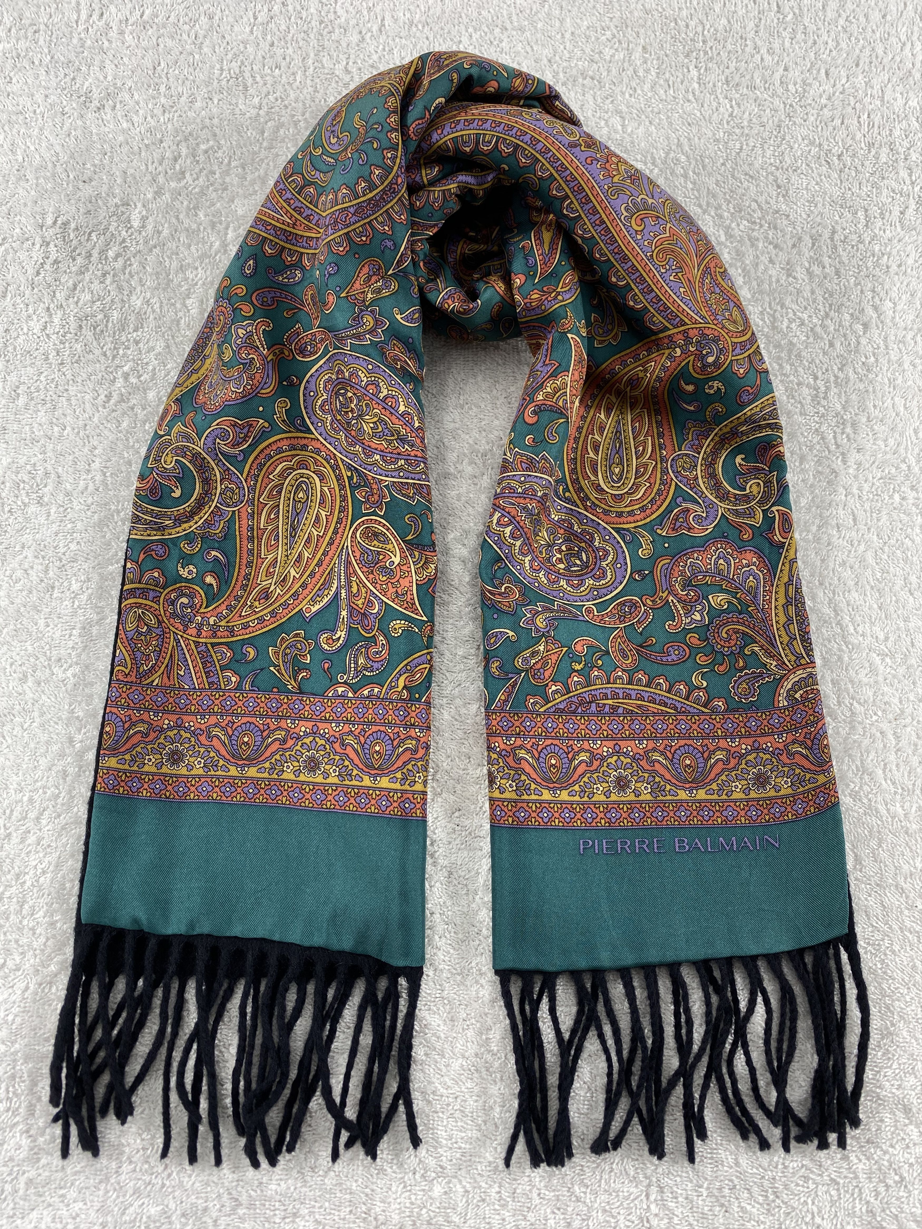 Vintage Pierre Balmain Scarf / Muffler / Neckwear - WW1792 Size ONE SIZE - 1 Thumbnail