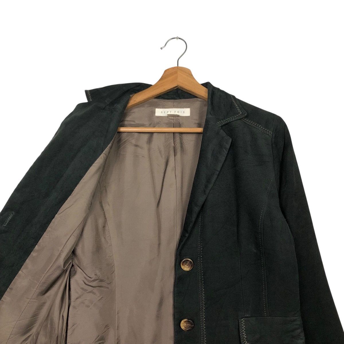 Japanese Brand 📌Vintage Chore Cropped Jacket Sept Fois Issey Miyake Size US M / EU 48-50 / 2 - 13 Thumbnail