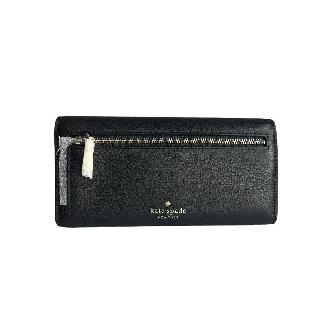 Kate Spade Kate Spade Marti Large Slim Pebbled Leather Flap Wallet Size ONE SIZE - 2 Thumbnail