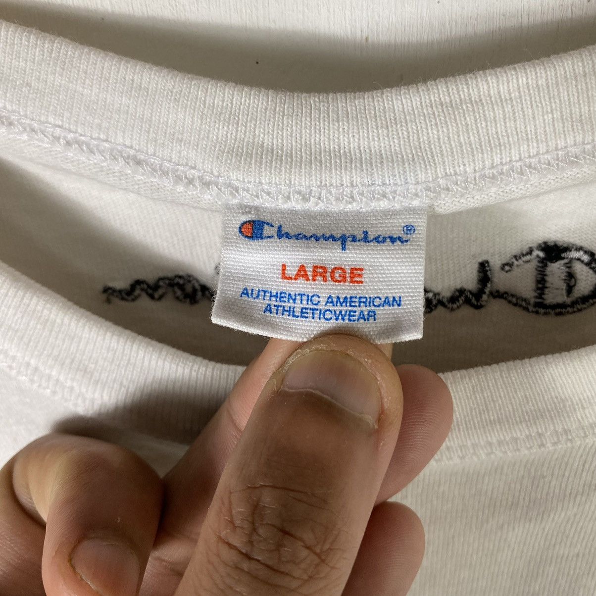 Champion × Issey Miyake × Ne-Net CHAMPION NE-NET Nya Basic Logo Multicolor Tee Size US L / EU 52-54 / 3 - 8 Thumbnail