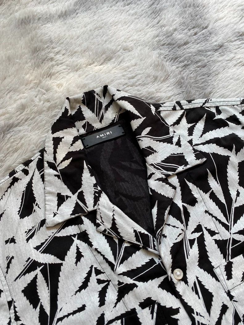 Amiri Amiri 18ss Leaf Leaf Tence Shirt Shoulder 2501-Nextarrow Size US S / EU 44-46 / 1 - 3 Thumbnail