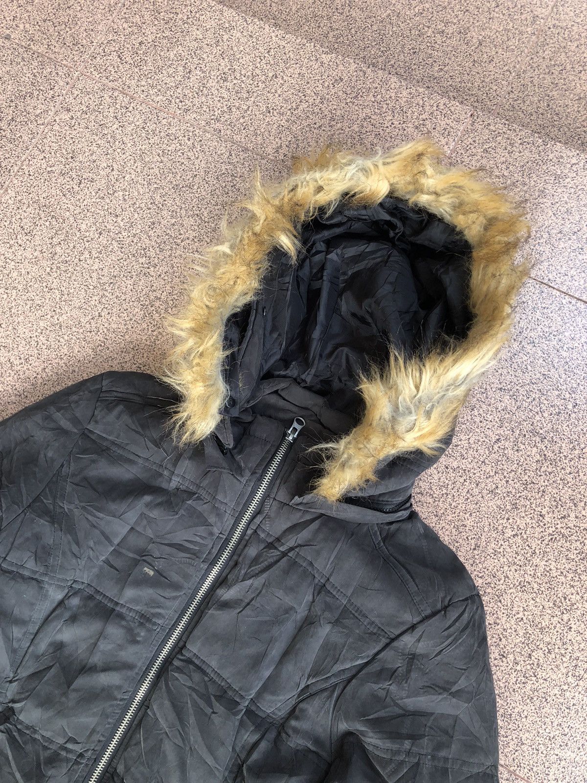 If Six Was Nine Shoo la rue detachable fur jacket Size US L / EU 52-54 / 3 - 3 Thumbnail
