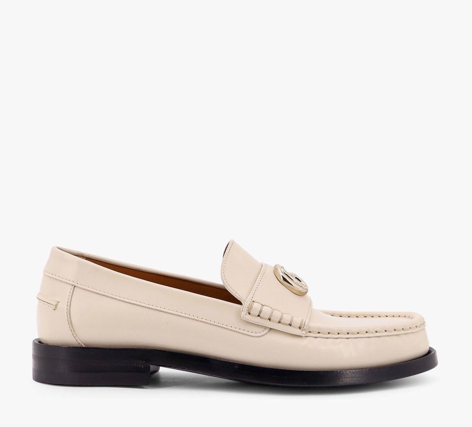 Gucci Gucci Double G Leather Loafers SIZE 37 Size ONE SIZE - 1 Thumbnail