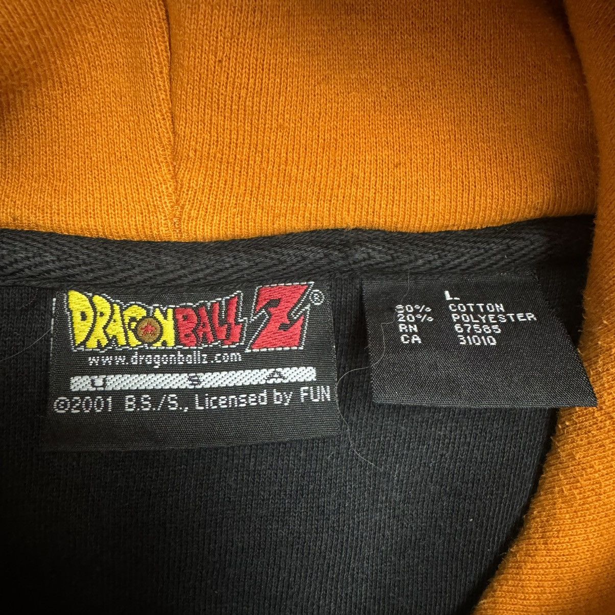 Anime Rare Dragonball Z Goku 2001 Vintage Sunfaded Hoodie Anorak Size US L / EU 52-54 / 3 - 12 Thumbnail