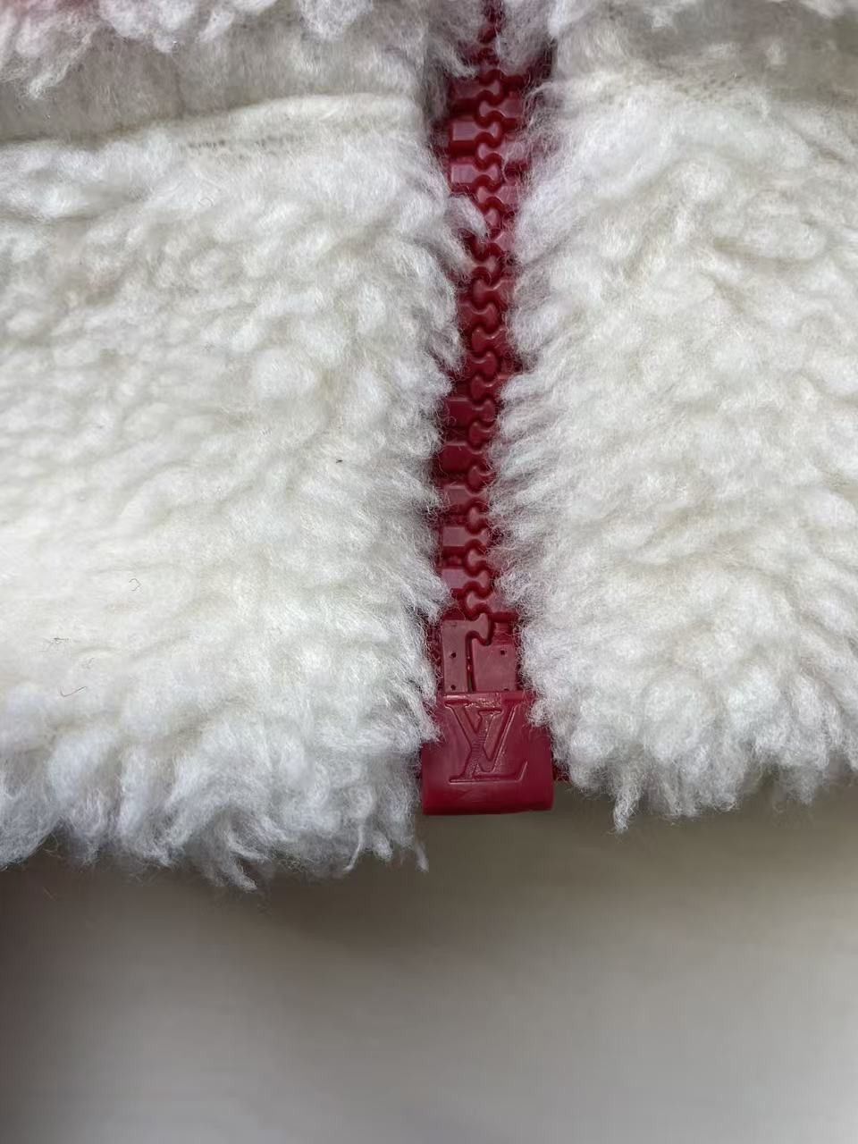 Louis Vuitton Louis Vuitton X Nigo Red Checkered Fleece Jacket Size US XS / EU 42 / 0 - 5 Thumbnail