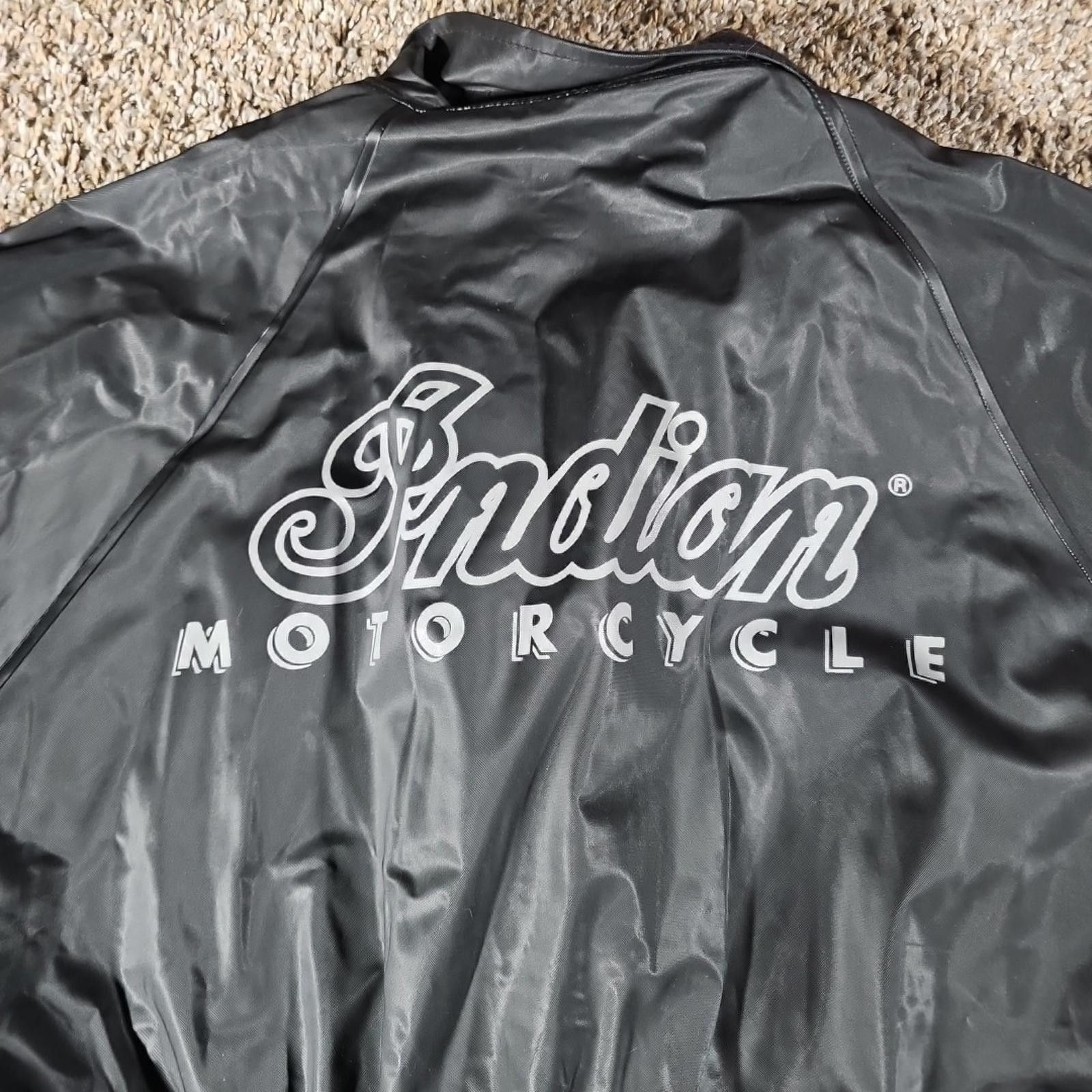 Indian Motorcycle Indian Motorcycle Rain Gear By Indian 4XL black Rain Jacket Size ONE SIZE - 10 Thumbnail