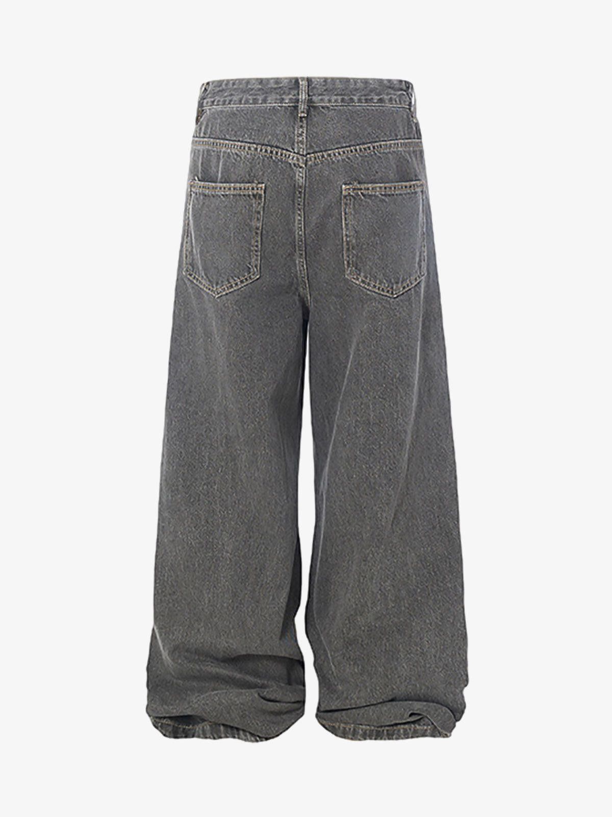 Japanese Brand Ripped Beggar High Street Design Jeans Size ONE SIZE - 2 Thumbnail