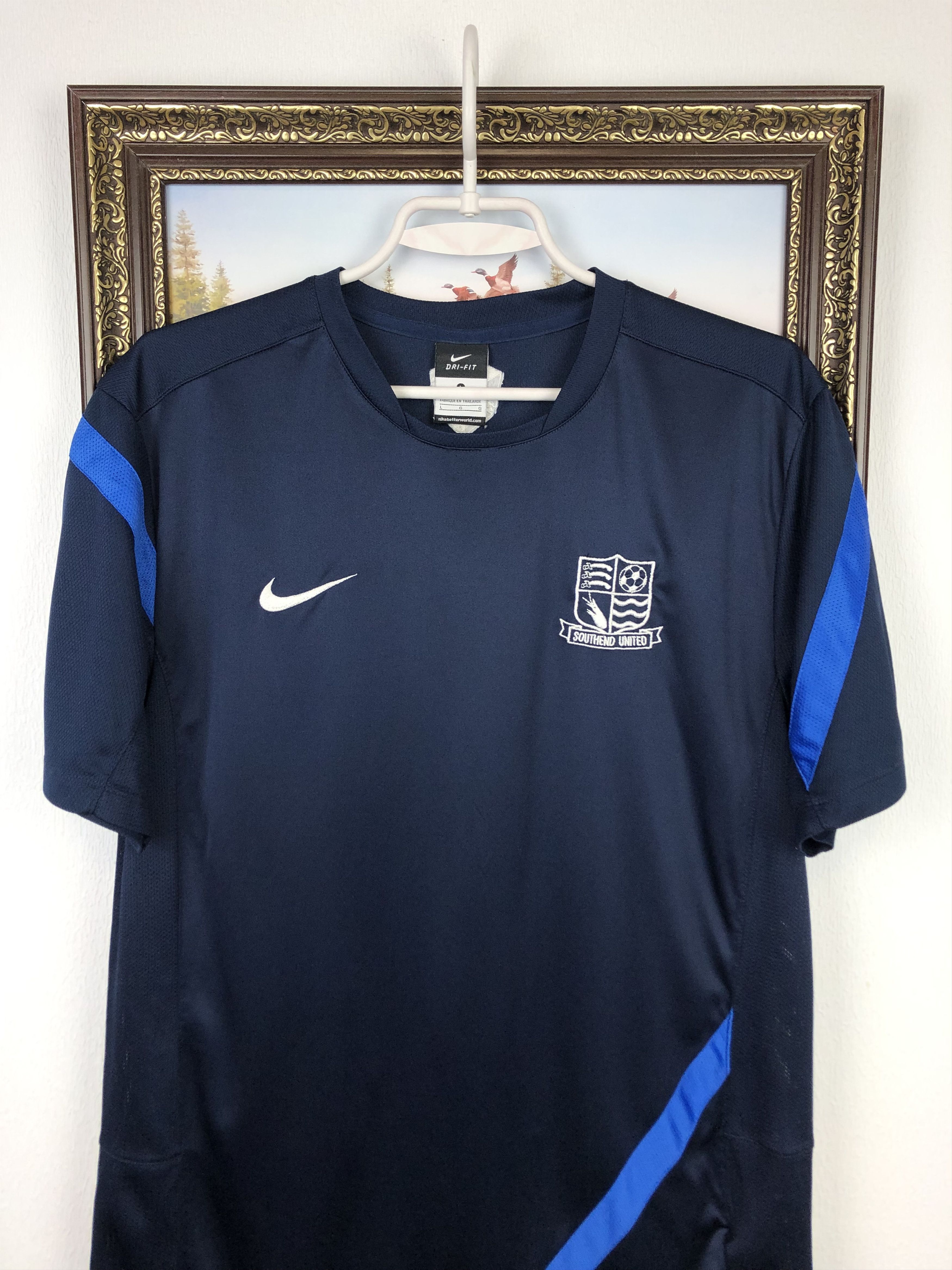 Nike Southend United 2014 Football Shirt Train Soccer Nike Jersey Size US L / EU 52-54 / 3 - 2 Thumbnail