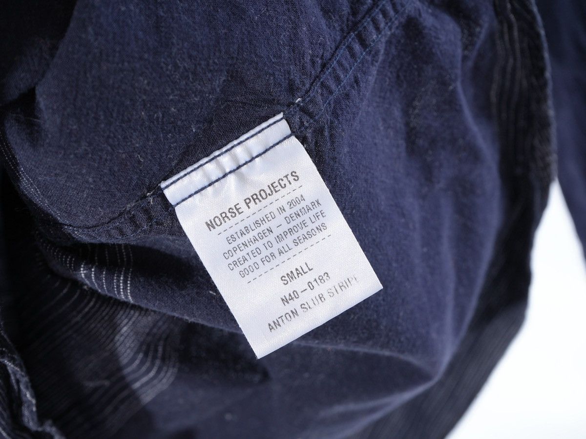 Norse Projects Norse Projects Anton Slub Stripe Cotton Shirt long sleeve Size US S / EU 44-46 / 1 - 4 Thumbnail