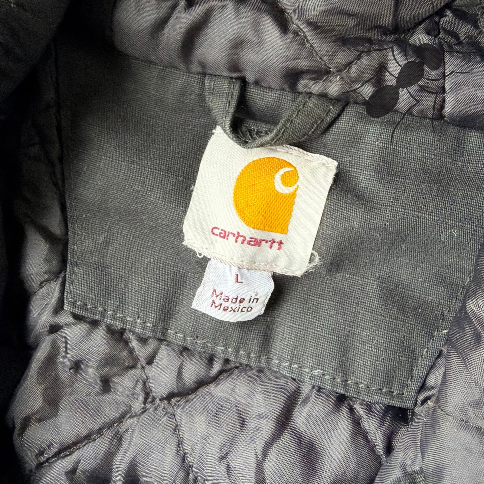 Carhartt × Vintage Carhartt black hooded work wear jacket Size US L / EU 52-54 / 3 - 9 Thumbnail