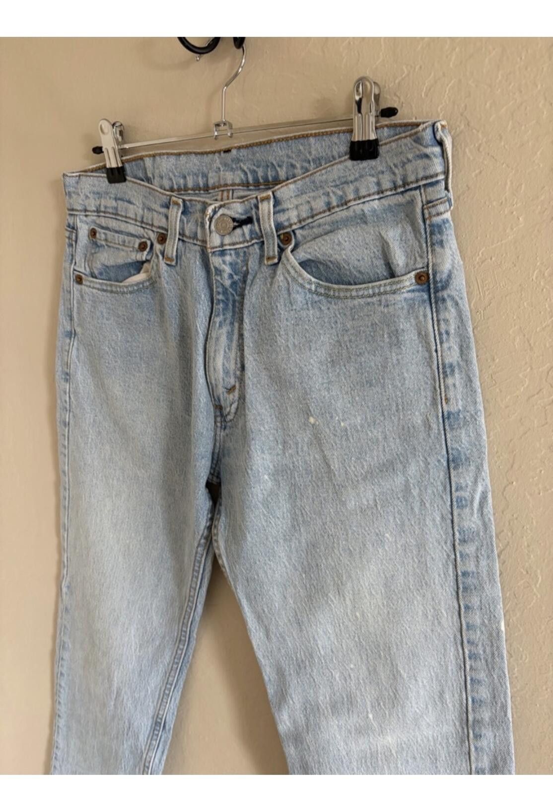 Levi's Levi's 505 Light Blue Women's Straight-Leg Jeans Size 30" / US 8 / IT 44 - 2 Thumbnail