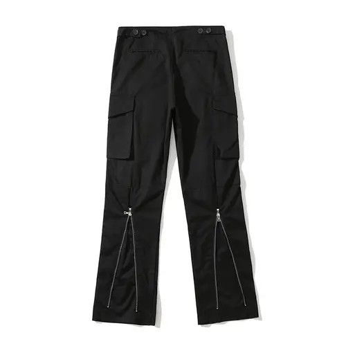 Jean Black Cargo Flared Pant Size US 34 / EU 50 - 4 Thumbnail