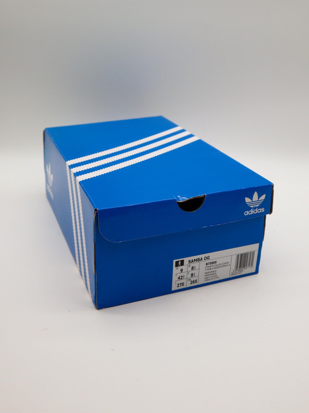 Adidas adidas Samba OG B75806 – Classic Black/White/Gum Icon - 8.5 Size US 9.5 / EU 42-43 - 7 Thumbnail