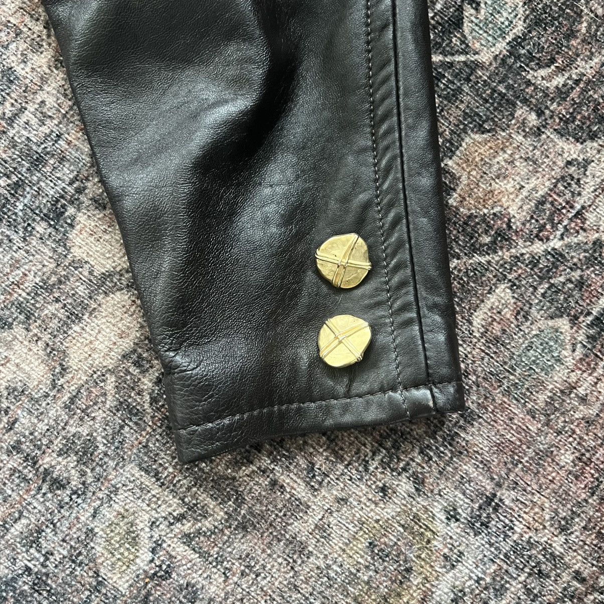 Other HEAVY LEATHER LINED TRENCH COAT JACKET WITH BELT Size US L / EU 52-54 / 3 - 5 Thumbnail