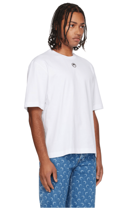 Marine Serre BNWT AW25 MARINE SERRE MOON LOGO JERSEY TSHIRT L Size US L / EU 52-54 / 3 - 11 Thumbnail