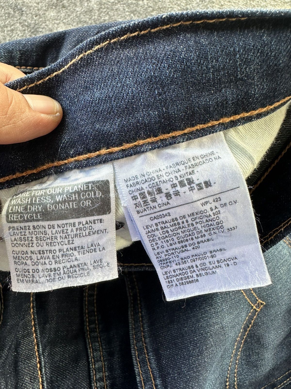 JNCO × Levi's × Levi's Vintage Clothing Vintage Levi’s 505 Baggy Crop Denim D324 Size US 33 - 15 Thumbnail