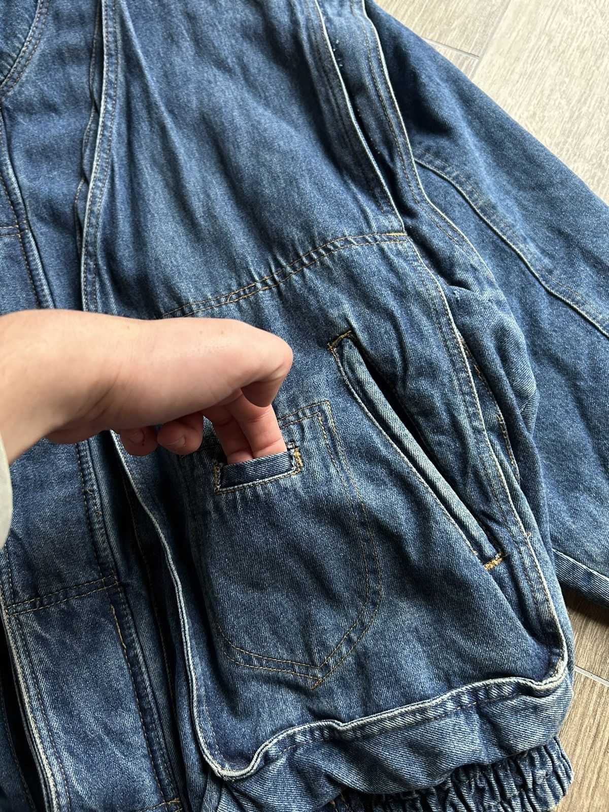 Vintage Vintage Multi-Pocket Wallees Archive Clothing denim jacket Size US XL / EU 56 / 4 - 6 Thumbnail