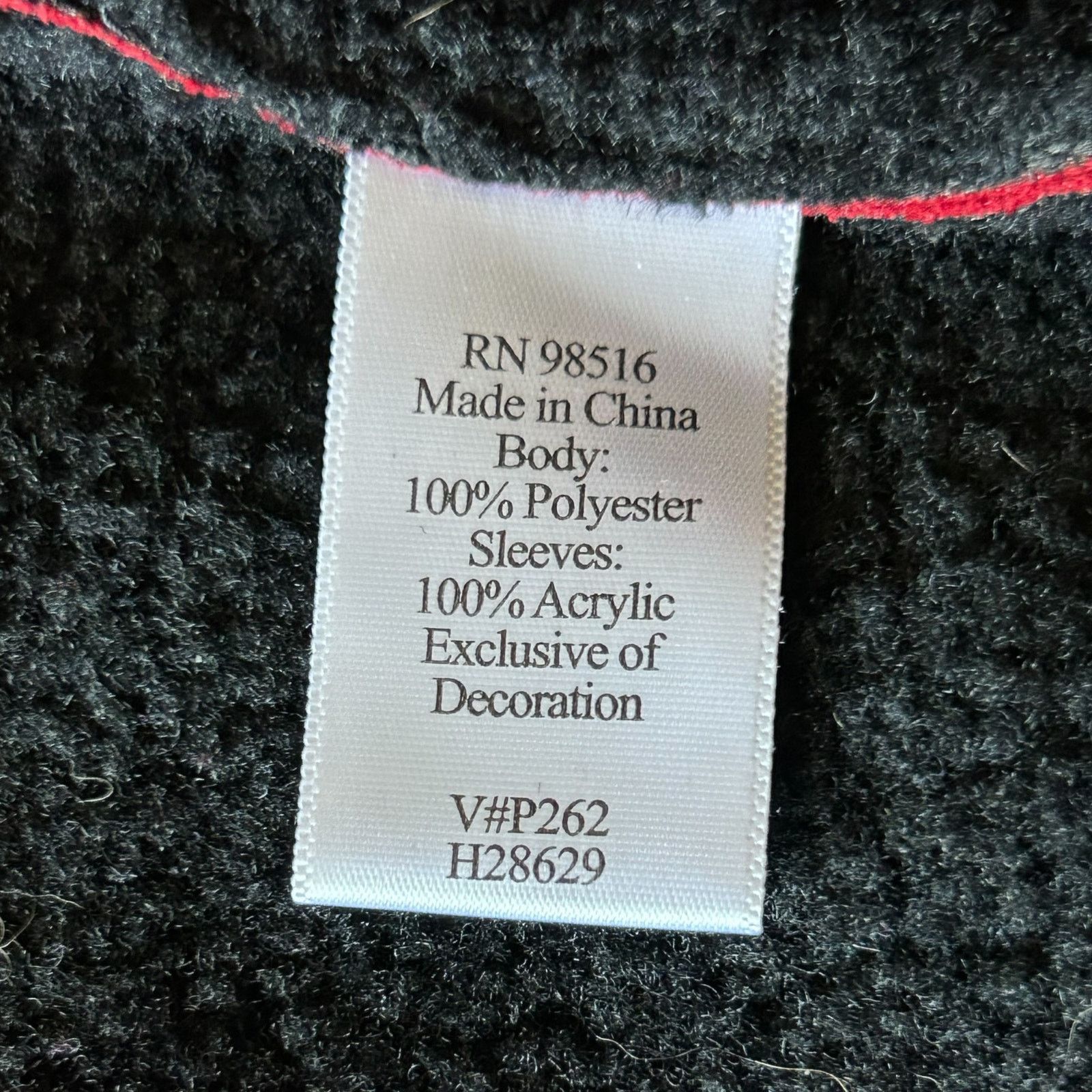 Coldwater Creek Womens Vintage Red & Black Coldwater Creek Jacket | Size PM Size M / US 6-8 / IT 42-44 - 6 Thumbnail