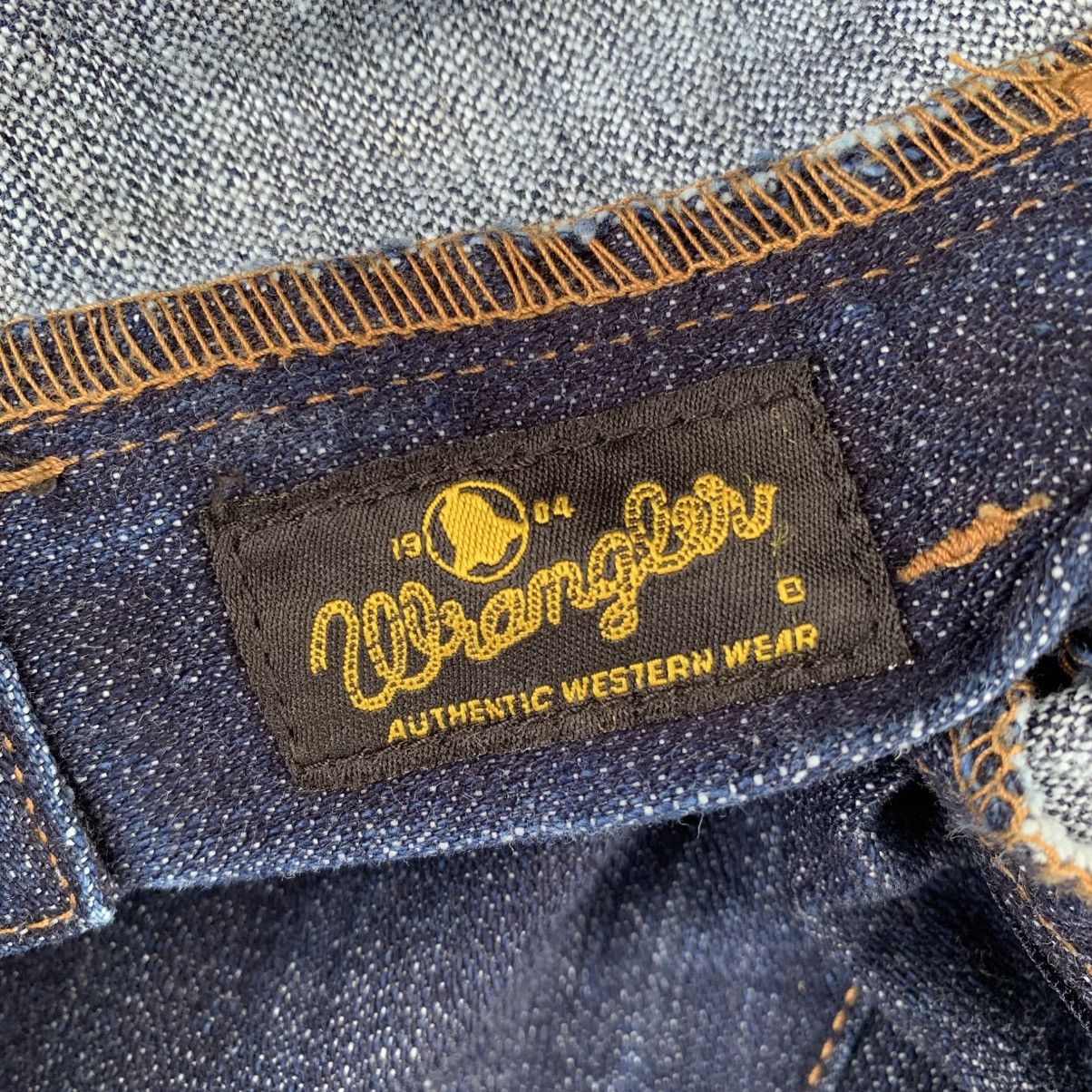 If Six Was Nine × Japanese Brand × Le Grande Bleu (L.G.B.) Crazy💥 Wrangler Flared Jeans Indigo Blue ifsix Fuga Style💥 Size 25" / US 0 / IT 36 - 6 Thumbnail