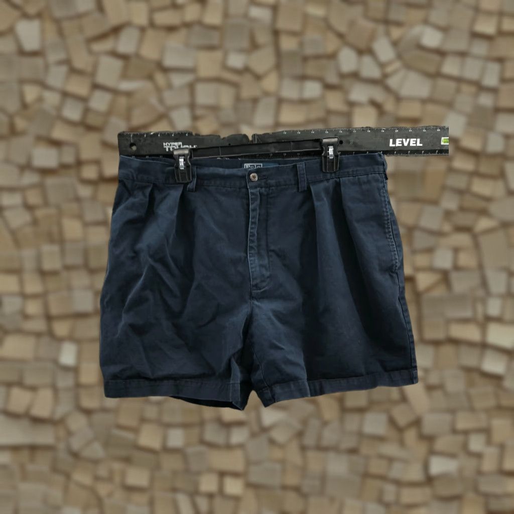 Ralph Lauren Ralph Lauren Polo Chino Shorts Mens 38 Mid Rise Dark Wash Blue Size US M / EU 48-50 / 2 - 1 Thumbnail