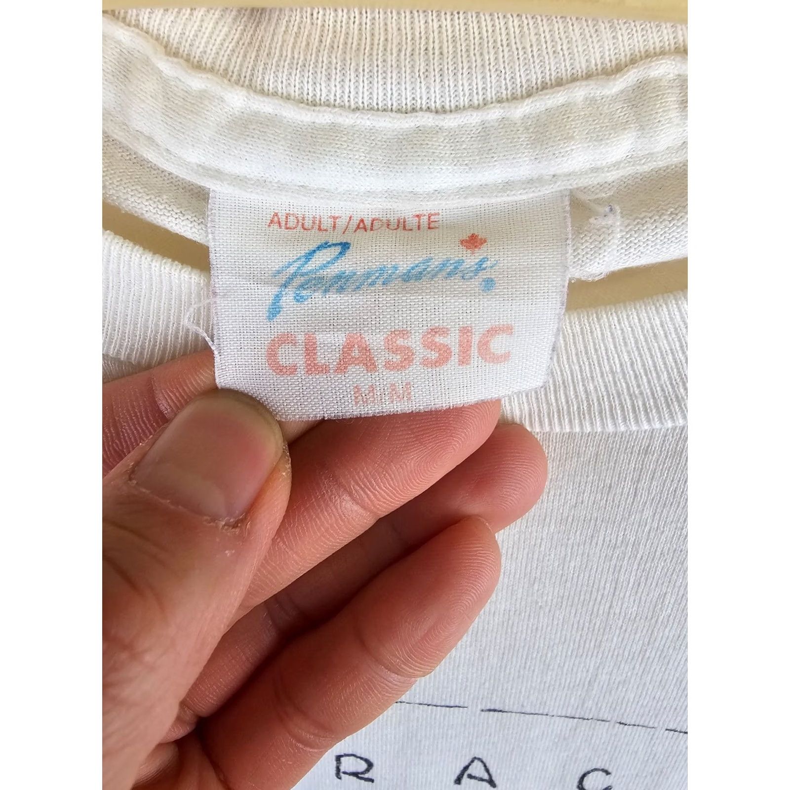 Vintage VINTAGE SICK KID TELETHON MIRACLE HAPPEN SINGLE STITCH WHITE T-SHIRT SZ M Shirt Men White 1992 Graphic Print Crew Neck Short Sleeve 19 INCH 27 INCH Size US M / EU 48-50 / 2 - 6 Thumbnail