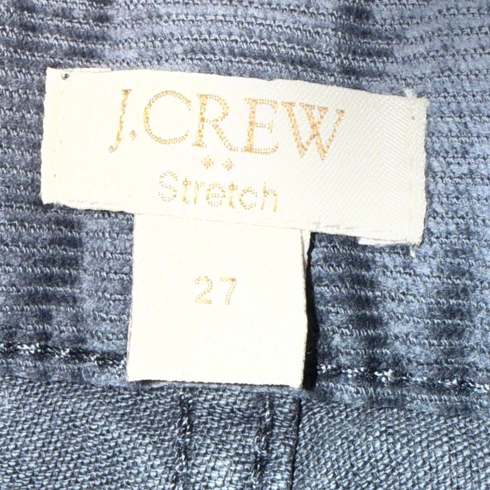 J.Crew J CREW GREY CORDUROY MID RISE STRAIGHT PANTS JEANS SZ 27 Size 27" / US 4 / IT 40 - 8 Thumbnail