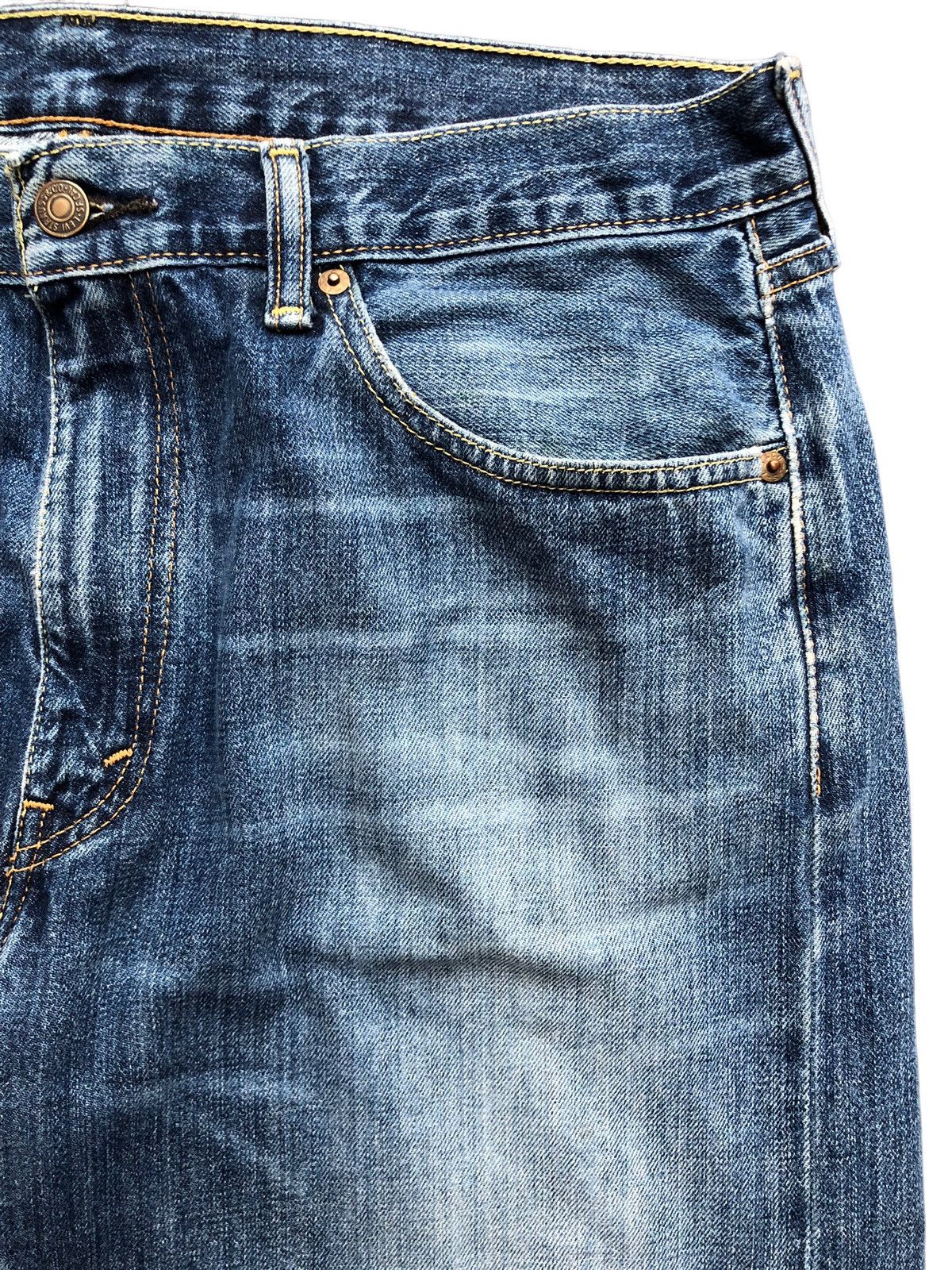Levi's 💸LASTDROP💸 Vintage Levi's 505 Distressed Denim Jeans Size US 36 / EU 52 - 5 Thumbnail