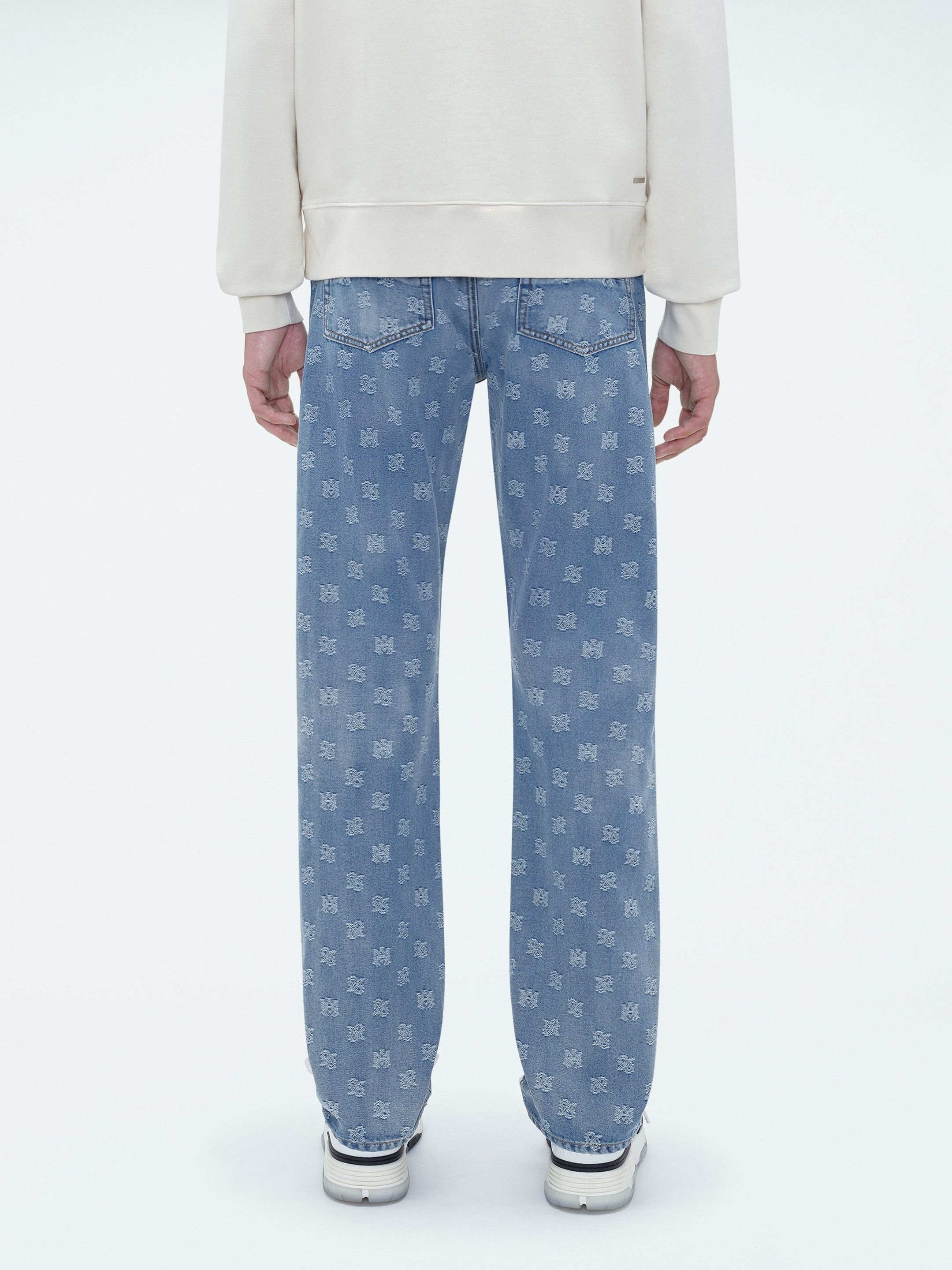 Amiri oc11z0225 M.A. Paisley Straight Jeans in Antique Indigo Size US 32 / EU 48 - 5 Thumbnail